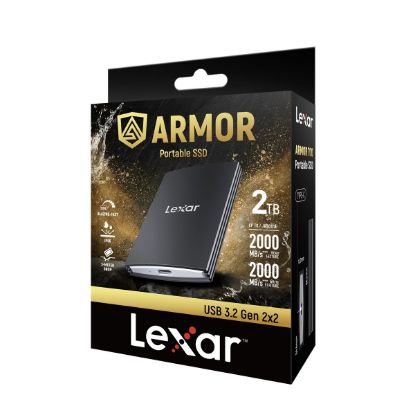 LEXAR 2TB LAR700X002T-RNBNG EXT.SSD 2TB USB3.2 GEN2X2 UP TO 2000MB/S READ AND 2000MB/S WRITE resmi