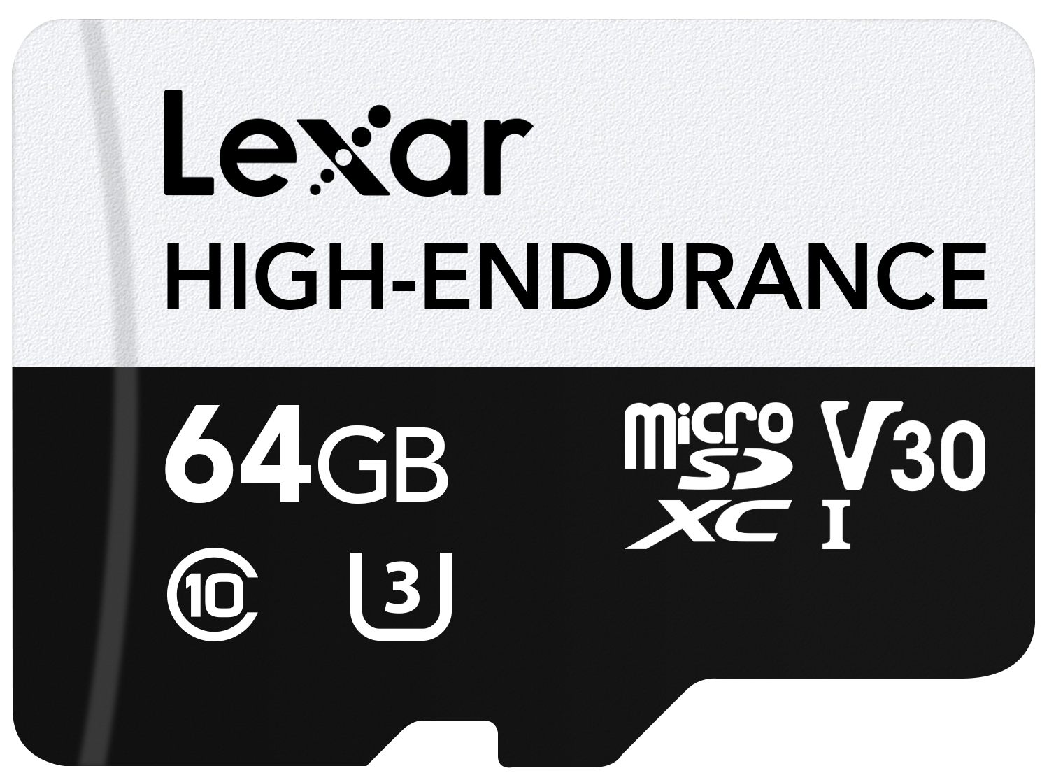 LEXAR 64GB LMSHGED064G-BCNNG MICROSD HIGH-ENDURANCE MİCROSDHC/MICROSDXC UHS-I CARDS UP TO 100MB/S READ 35MB/S WRITE C10 A1 V30 U3 resmi