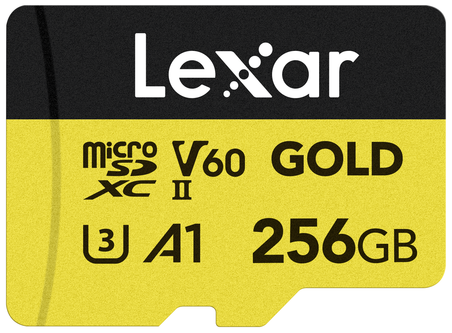 LEXAR 256GB LMSGOLD256G-BNNNG MICROSD GOLD MICROSDXC UHS-IICARDS UP TO 280MB/S READ 180MB/S WRITE C10 A1 V60 U3 resmi