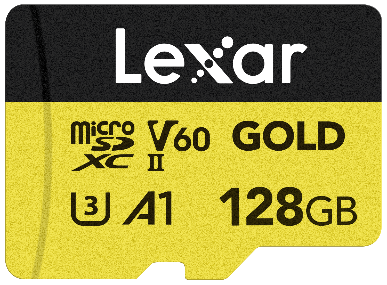 LEXAR 128GB LMSGOLD128G-BNNNG MICROSD GOLD MICROSDXC UHS-II CARDS UP TO 280MB/S READ 100MB/S WRITE C10 A1 V60 U3 resmi
