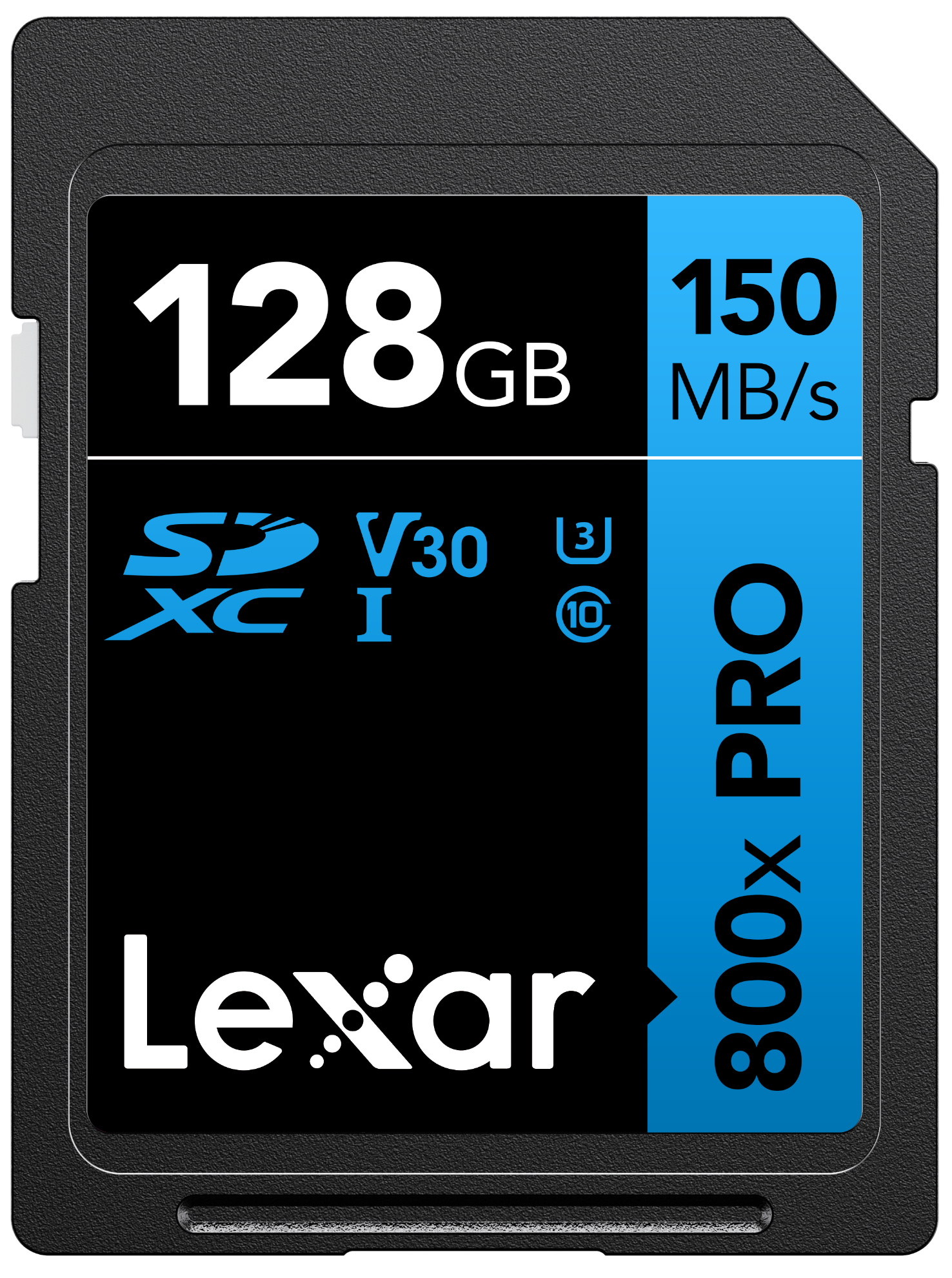 LEXAR 128GB LSD0800P128G-BNNNG SD PROFESSIONAL 800X PRO SDXC UHS-I CARDS UP TO 150MB/S READ 45MB/S WRITE C10 V30 U3 resmi