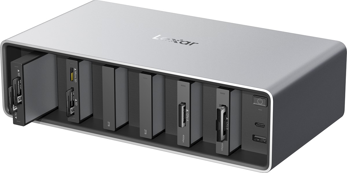 LEXAR PROFESSIONAL WORKFLOW - THUNDERBOLT 4 YUKSELTMESI VE 6 MODUL YUVASI LPWF800N-4A1NGL resmi