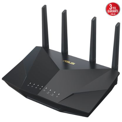 ASUS RT-AX5400 90IG0860-MO3B00 MESH-AİPROTECTİON-TORRENT-BULUT-DLNA-4G-VPN-ROUTER-ACCESS POİNT resmi