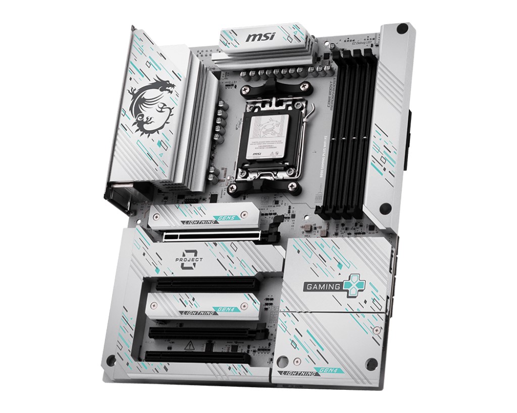 MSI MB B850 GAMING PLUS WIFI PZ AM5 DDR5 8200MHZ(OC) DP 3x M.2 USB 10Gbs 5G LAN WI-FI 7 ATX resmi