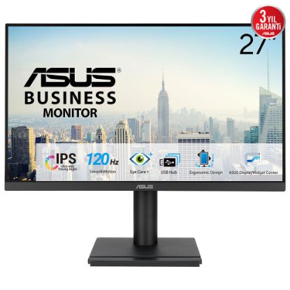 ASUS VA279QGS 27 IPS 1920x1080 1ms 120Hz 350cd DP HDMI VGA USB Hoparlör VESA 3YIL FLICKER-FREE ÇERÇEVESİZ DÜŞÜK MAVİ IŞIK PİVOT MONİTÖR resmi