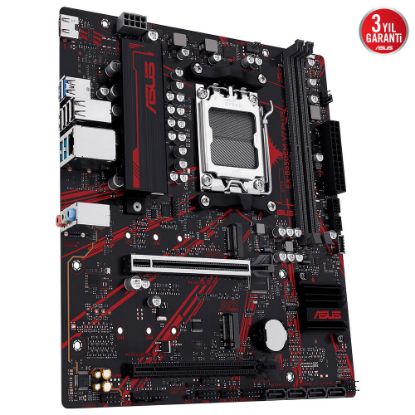 ASUS MB EX-B650EM-V7 PLUS AMD B650 AM5 DDR5 8400 HDMI 2x M2 USB3.2 2.5Gbit LAN mATX 128GB’a kadar ram desteği, ASUS MB 5X PROTECTION III, ASUS MB iCafe labs sertifikalı resmi