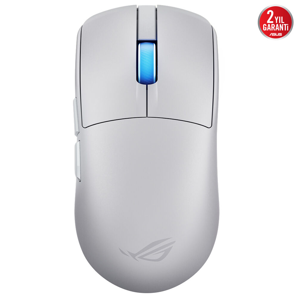 ASUS P723 ROG HARPE II KABLOSUZ ESPOR OYUN MOUSE'U, 48G HAFİF AĞIRLIK, SİMETRİK TASARIM, AIMPOINT PRO 42K OPTİK SENSÖR, OPTİK ANAHTARLAR, 8K POLLING HIZI, 5 PROGRAMLANABİLİR TUŞ BEYAZ resmi