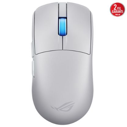 ASUS P723 ROG HARPE II KABLOSUZ ESPOR OYUN MOUSE'U, 48G HAFİF AĞIRLIK, SİMETRİK TASARIM, AIMPOINT PRO 42K OPTİK SENSÖR, OPTİK ANAHTARLAR, 8K POLLING HIZI, 5 PROGRAMLANABİLİR TUŞ BEYAZ resmi