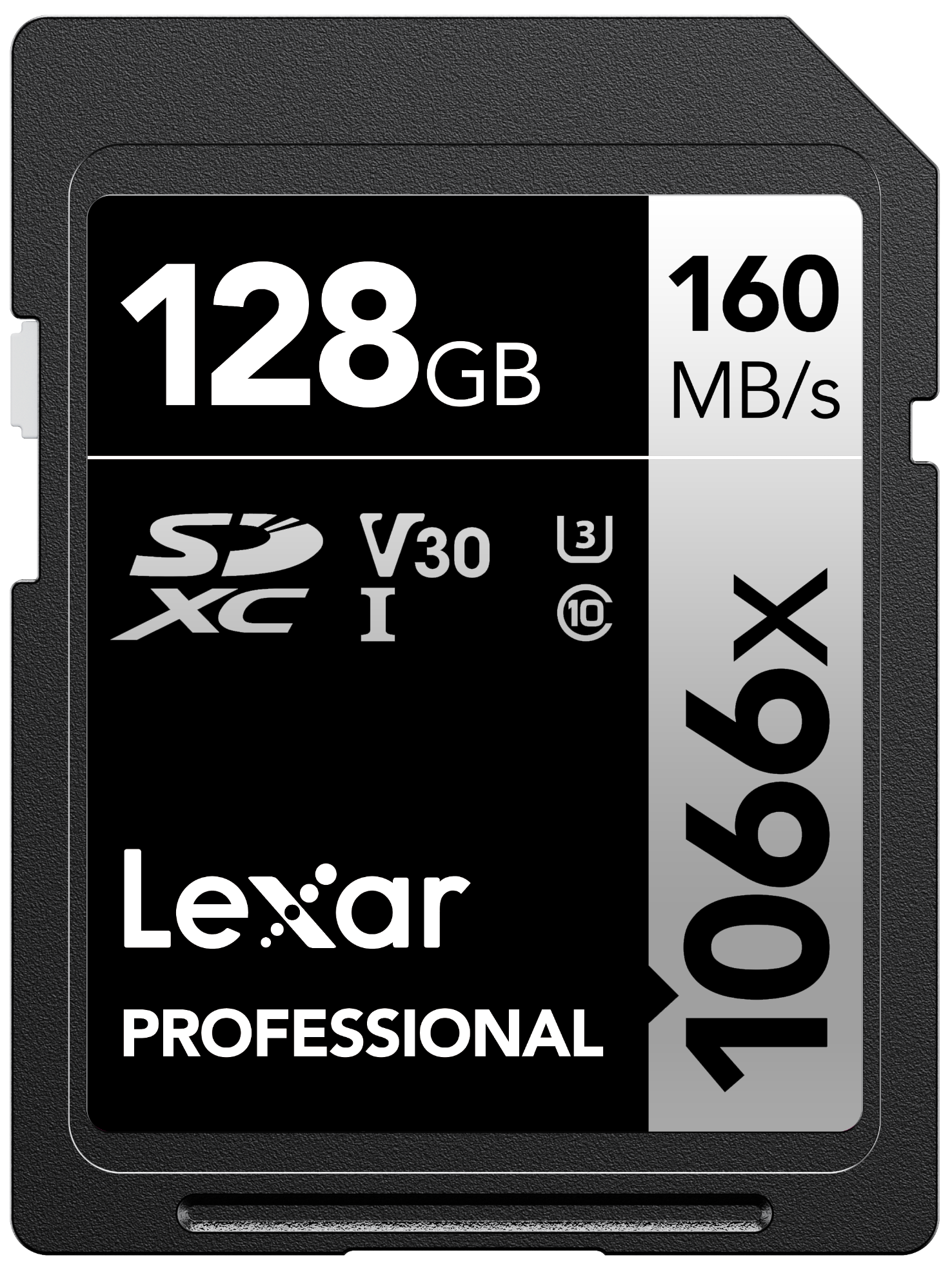 LEXAR 128GB LSD1066128G-BNNNG 1066x SDXC UHS-I CARDS160MB/S READ 120MB/S WRITE C10 V30 U3 resmi