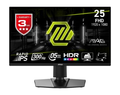 MSI 24.5" MAG 255PXF 1920x1080 (FHD) 16:9 FLAT RAPID IPS 300HZ 0.5MS (GTG) FREESYNC PREMIUM PIVOT GAMING MONITOR resmi