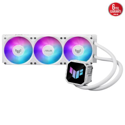 ASUS ASUS TUF GAMING LC III 360 ARGB BEYAZ YÜKSEK HAVA AKIŞI ENTEGRE 3 FAN VERİMLİ POMPA OPTİMUM ISI YÖNETİMİ resmi