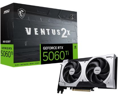 MSI VGA GEFORCE RTX 5060 TI 8G VENTUS 2X OC PLUS RTX5060TI 8GB GDDR7 128B DX12 PCIE 5.0 X16 (3XDP 1XHDMI) resmi
