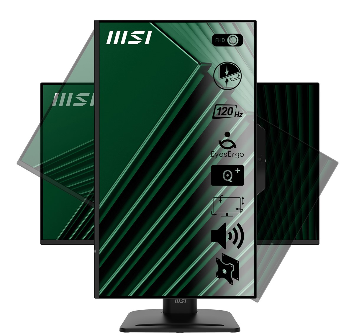 MSI 27 PRO MP272PMG 1920x1080 (FHD) FLAT IPS 120HZ 1MS ADAPTIVE-SYNC PIVOT MONITOR resmi