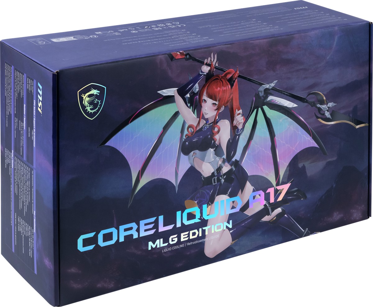 MSI CORELIQUID A17 MLG EDITION 360 MM ARGB GEN2 SIVI İŞLEMCİ SOĞUTUCUSU resmi