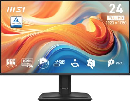 MSI 23.8 PRO MP242 E14C 1920x1080 (FHD) 16:9 FLAT IPS 144HZ 1MS FREESYNC SIYAH MONITOR resmi