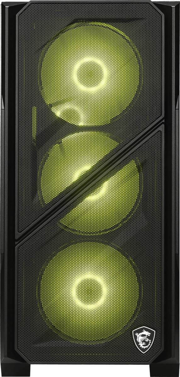 MSI MAG FORGE M110R AIRFLOW TEMPERLİ CAM 3X120MM 1X120MM ARGB FAN MATX GAMİNG BİLGİSAYAR KASASI resmi