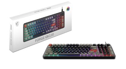 MSI GG GK110 TR SESSİZ MEMBRAN GAMING KLAVYE RGB TR LAYOUT resmi
