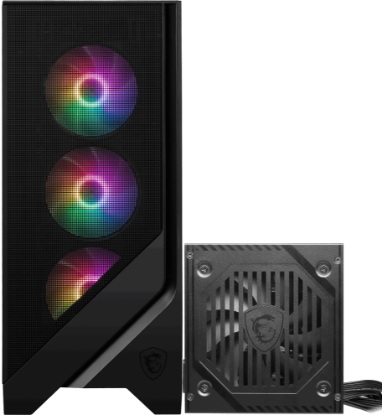 MSI MAG FORGE 120A B65 TEMPERLİ CAM 6 X120MM AUTO RGB FAN 650W BRONZ ATX GAMİNG BİLGİSAYAR KASASI resmi