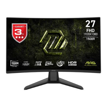 MSI 27 MAG 274CF X24 1920x1080 (FHD) 16:09 CURVE 1500R RAPID VA 240Hz 0.5MS (Min.) FREESYNC PREMIUM GAMING MONITOR resmi