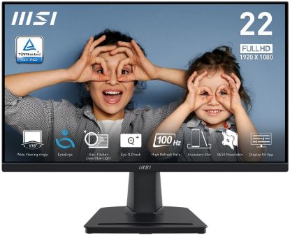 MSI 21.45 PRO MP225V 1920x1080 (FHD) 16:9 FLAT VA 100HZ 1MS ADAPTIVE-SYNC MONITOR resmi