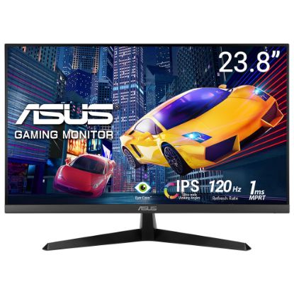ASUS VY249HGR 23.8 IPS 1920x1080 1ms 120Hz 250cd HDMI VGA  VESA 3YIL EYECARE PLUS,FLICKER-FREE,ÇERÇEVESİZ,DÜŞÜK MAVİ IŞIK,Antibakteriyel Kaplama MONİTÖR resmi