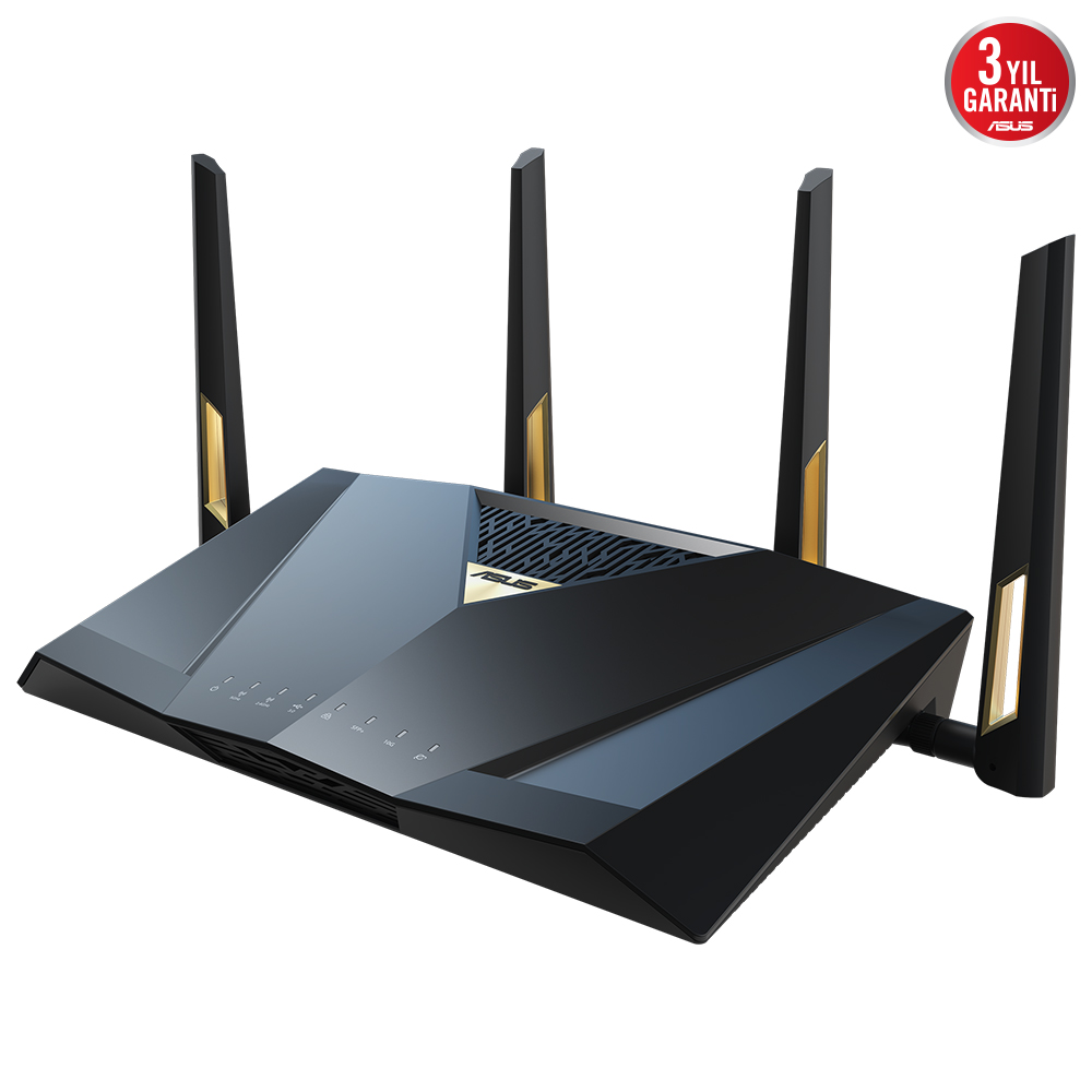 ASUS RT-BE88U WiFi7 BE7200 Dual Band Gigabit Extendable Router resmi