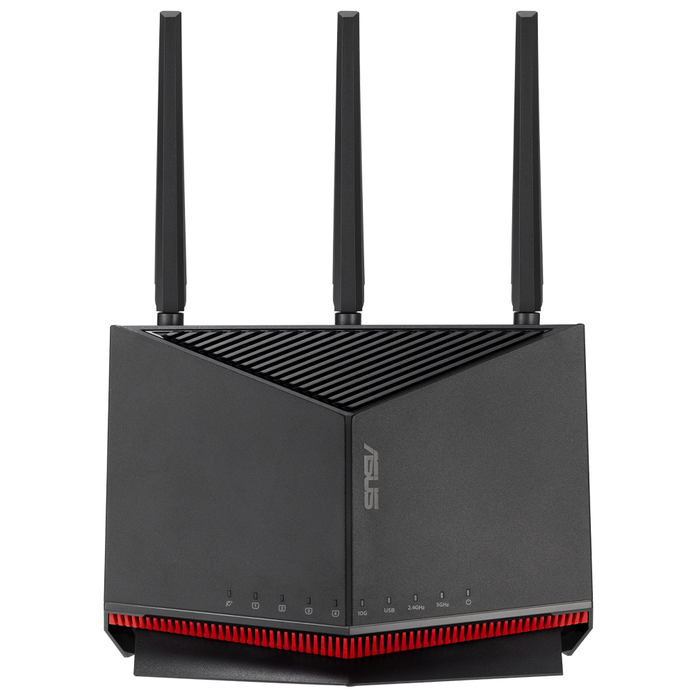 ASUS RT-BE86U WiFi7 BE6800 WiFi7 Dual-Band Gigabit Extendable Router resmi