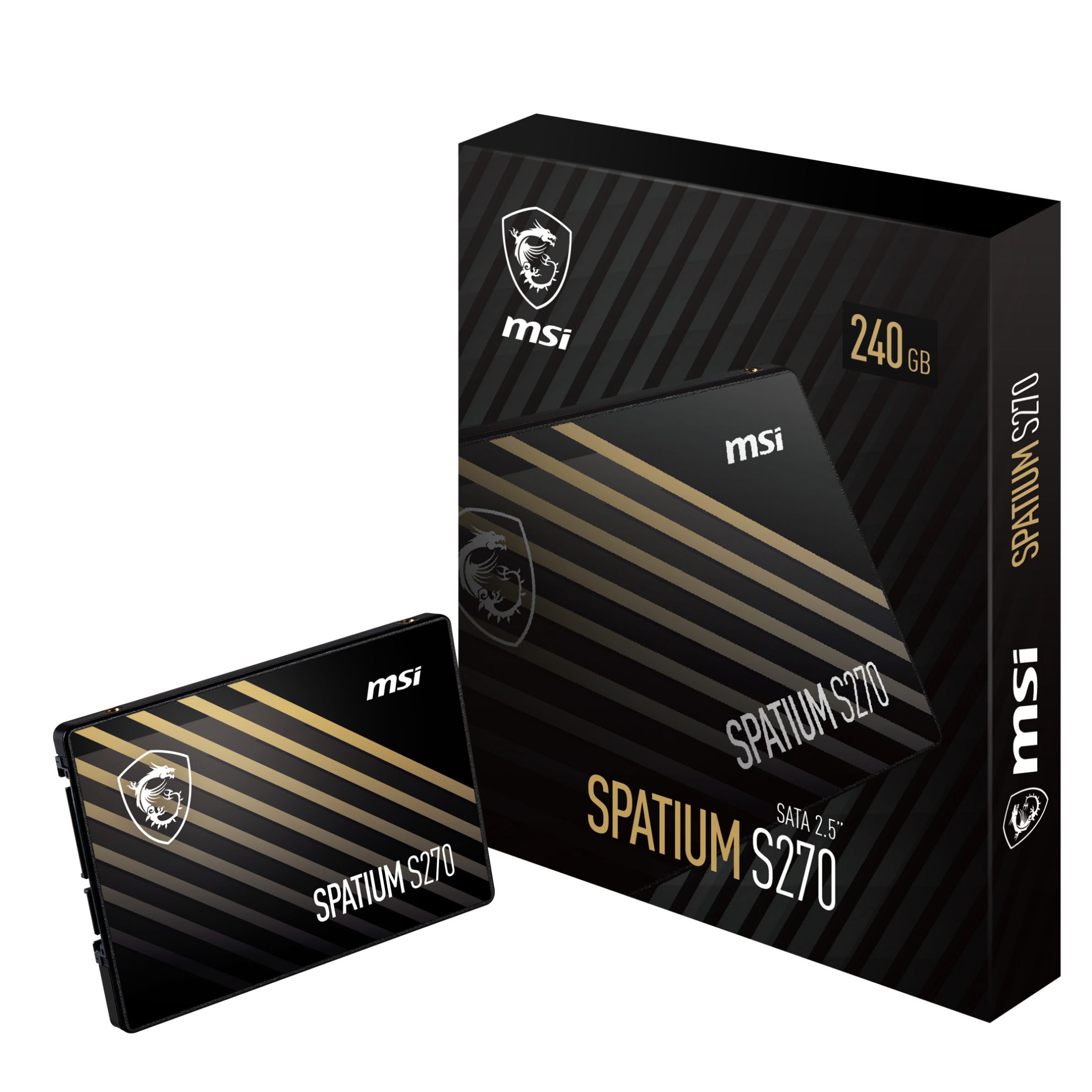 MSI SSD SPATIUM S270 SATA 2.5 480GB   R:500 W:450 resmi