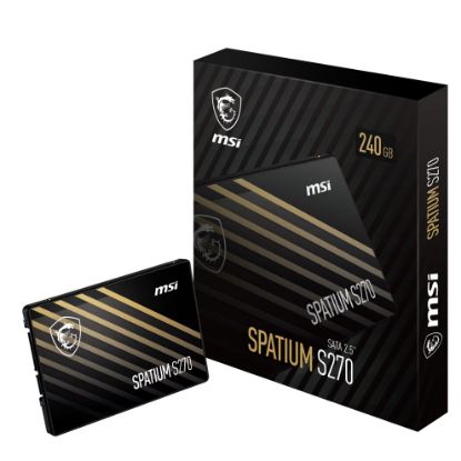 MSI SSD SPATIUM S270 SATA 2.5 480GB   R:500 W:450 resmi