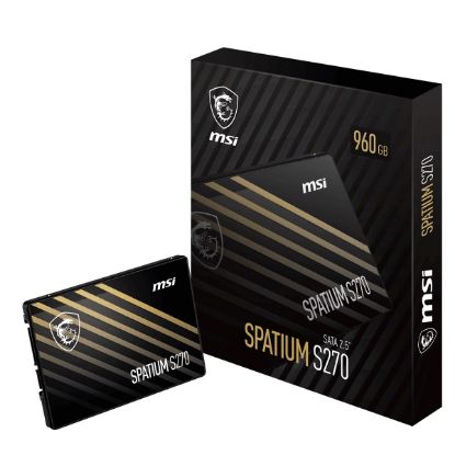 MSI SSD SPATIUM S270 SATA 2.5 960GB  R:500 W:450 resmi