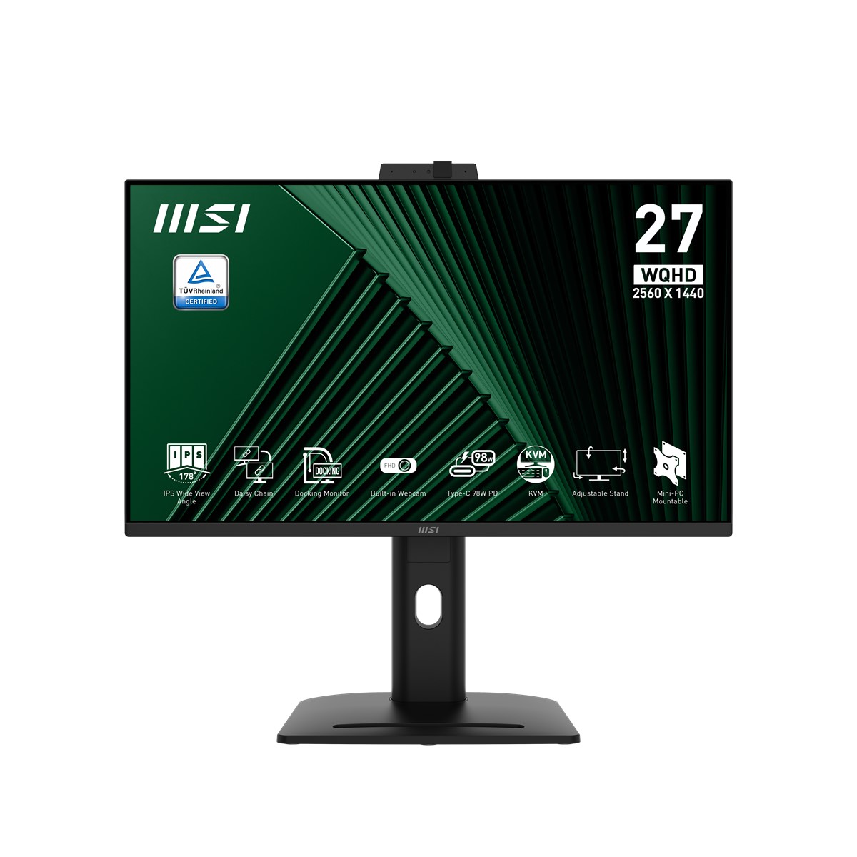 MSI 27 PRO MP275QPDG 2560x1440 (WQHD) 16:9 FLAT IPS 100HZ 1MS ADAPTIVE-SYNC PIVOT MONITOR resmi