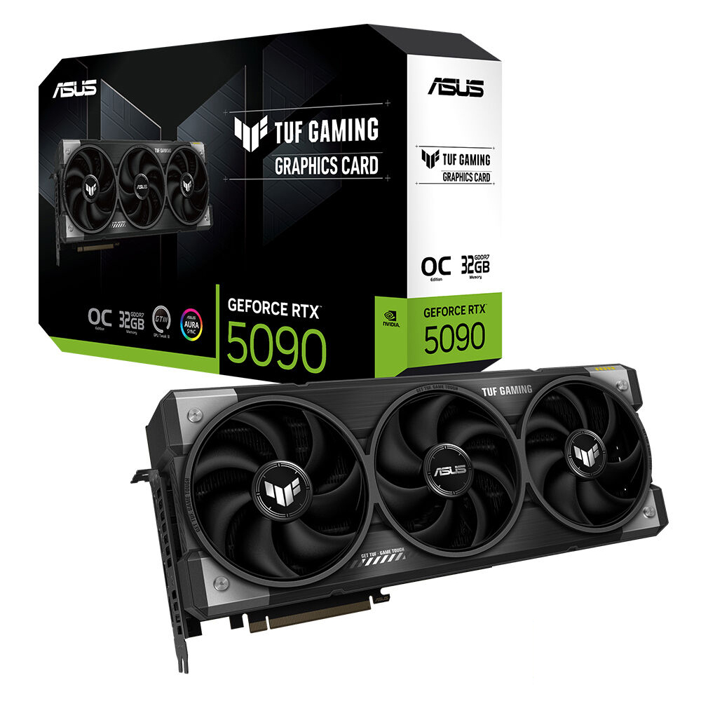 ASUS VGA TUF-RTX5090-O32G-GAMING-NVIDIA-GEFORCE-RTX 5090-32GB GDDR7-512bit--OC-2xHDMI-3xDP-RGB-DLSS4 EKRAN KARTI resmi