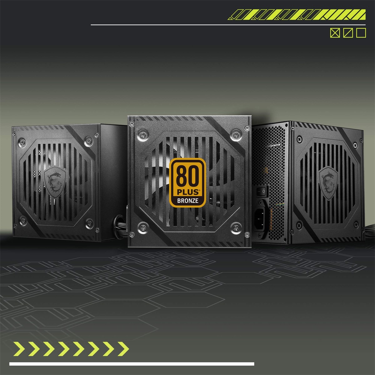 MSI PSU MAG A650BNL 650W 80+ BRONZE POWER SUPPLY resmi