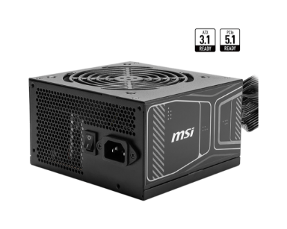 MSI PSU MAG A750GN PCIE5 750W 80+ GOLD POWER SUPPLY resmi
